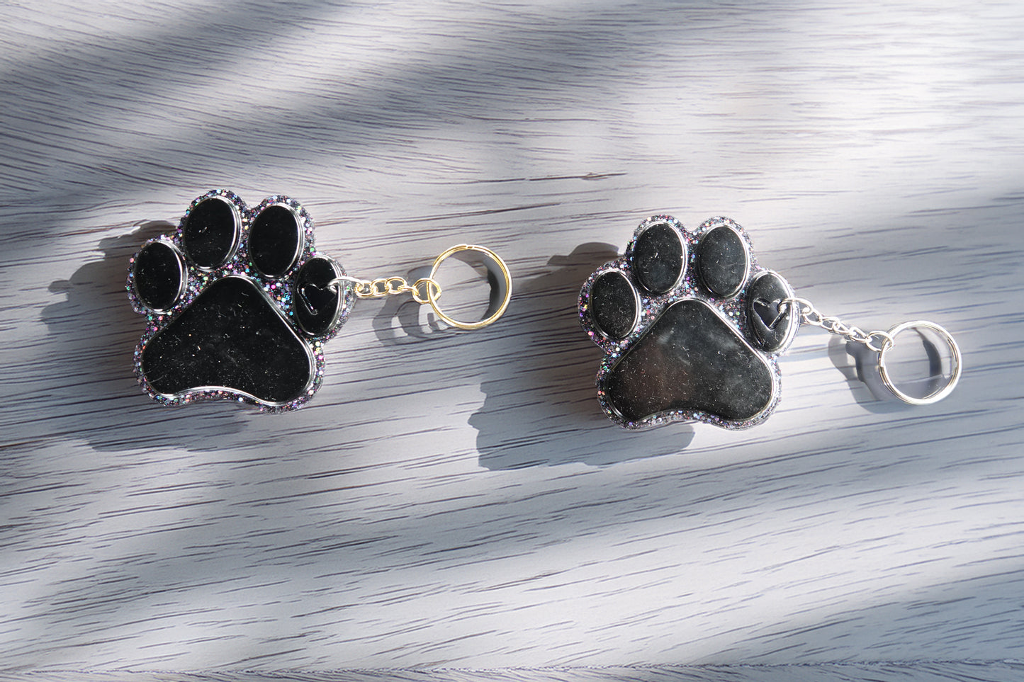 Dog Paw Resin Key Ring